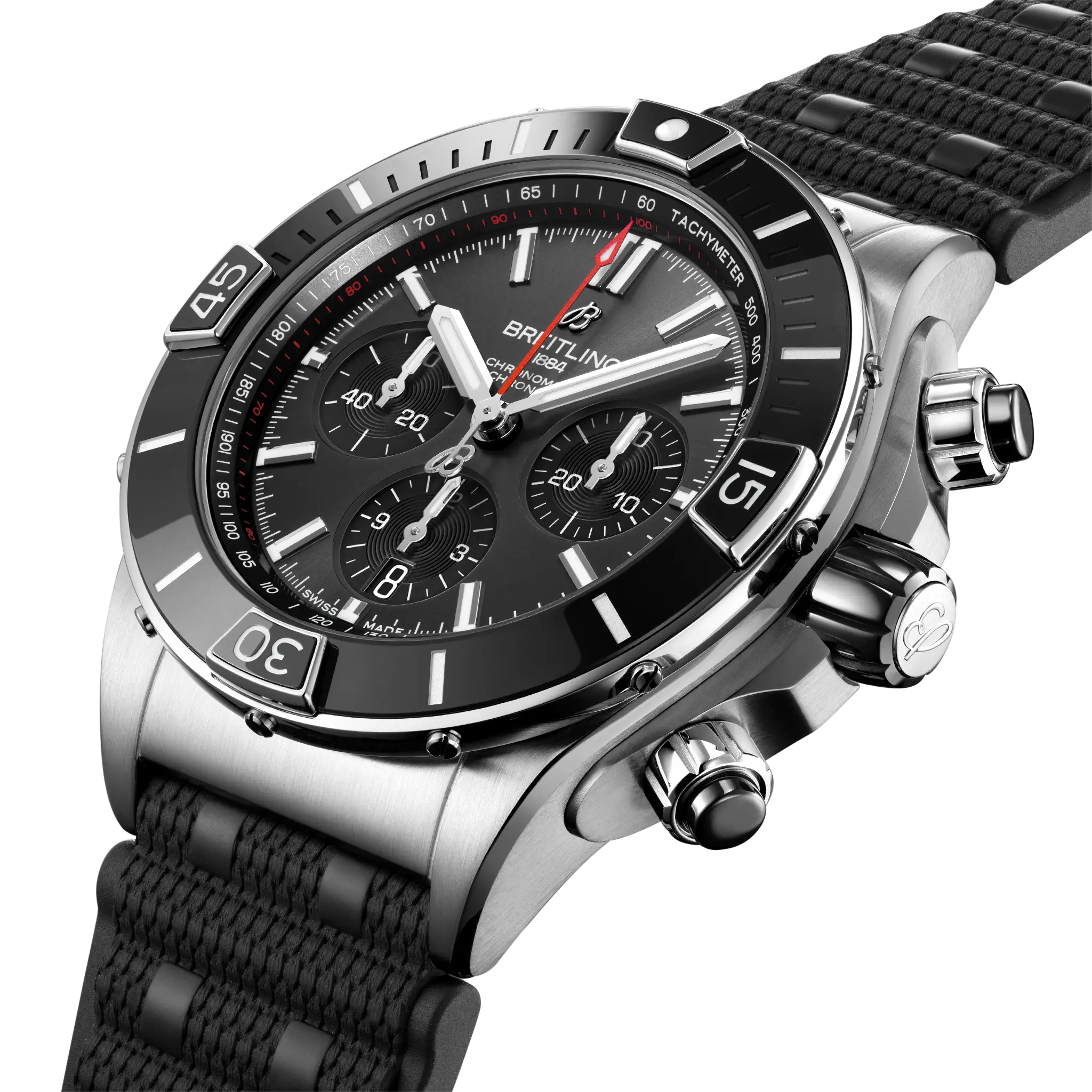 Breitling Super Chronomat B01 44, Stainless steel · 44 mm · Anthracite AB0136251B2S1