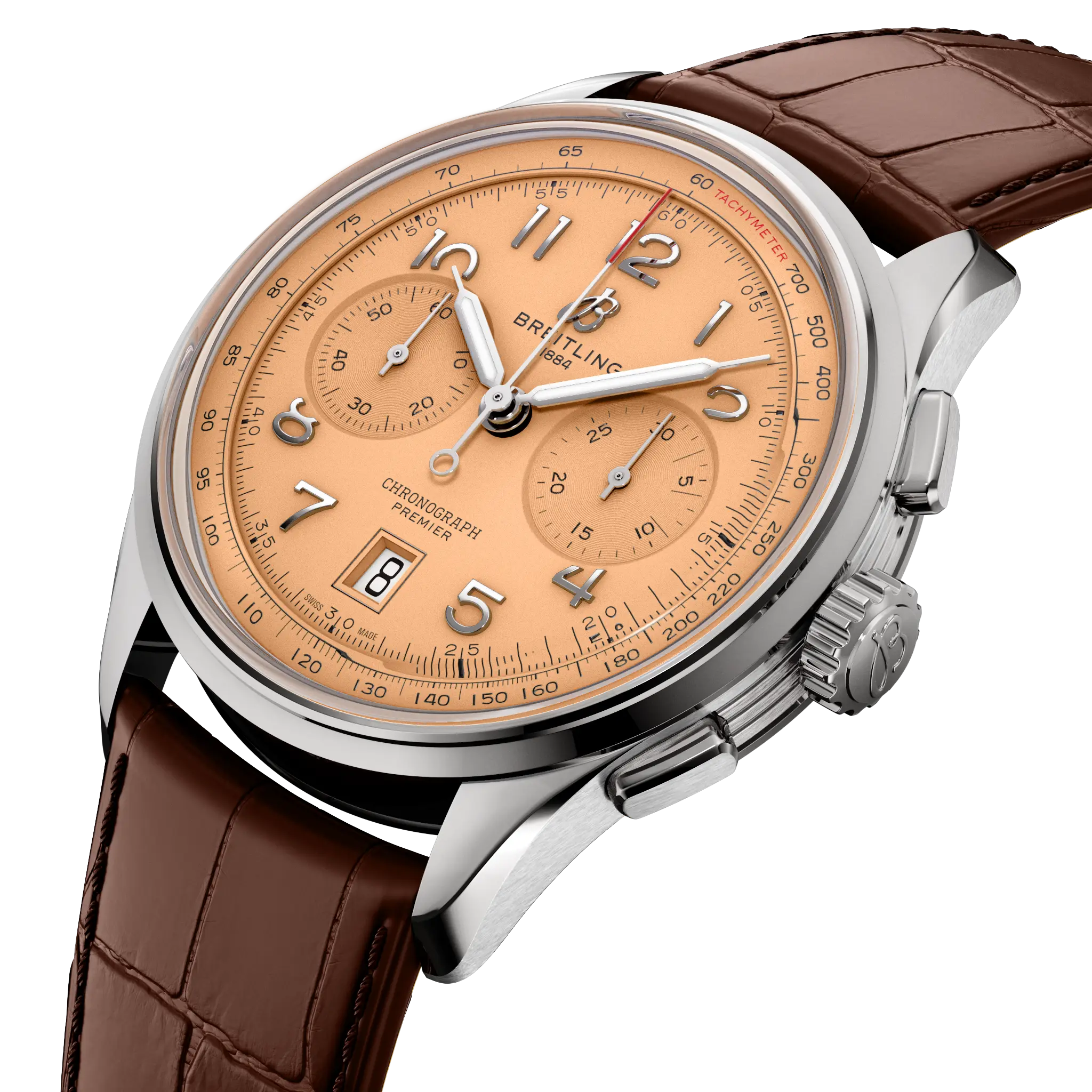 Breitling Premier B01 Chronograph 42, Stainless steel · 42 mm · Copper AB0145331K1P2