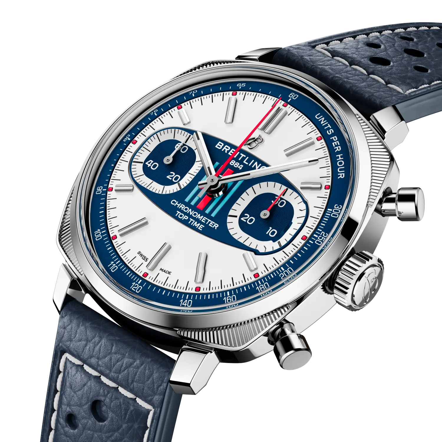 Breitling Top Time B01 Racing, Stainless steel · 38 mm · White AB01772A1G1X1