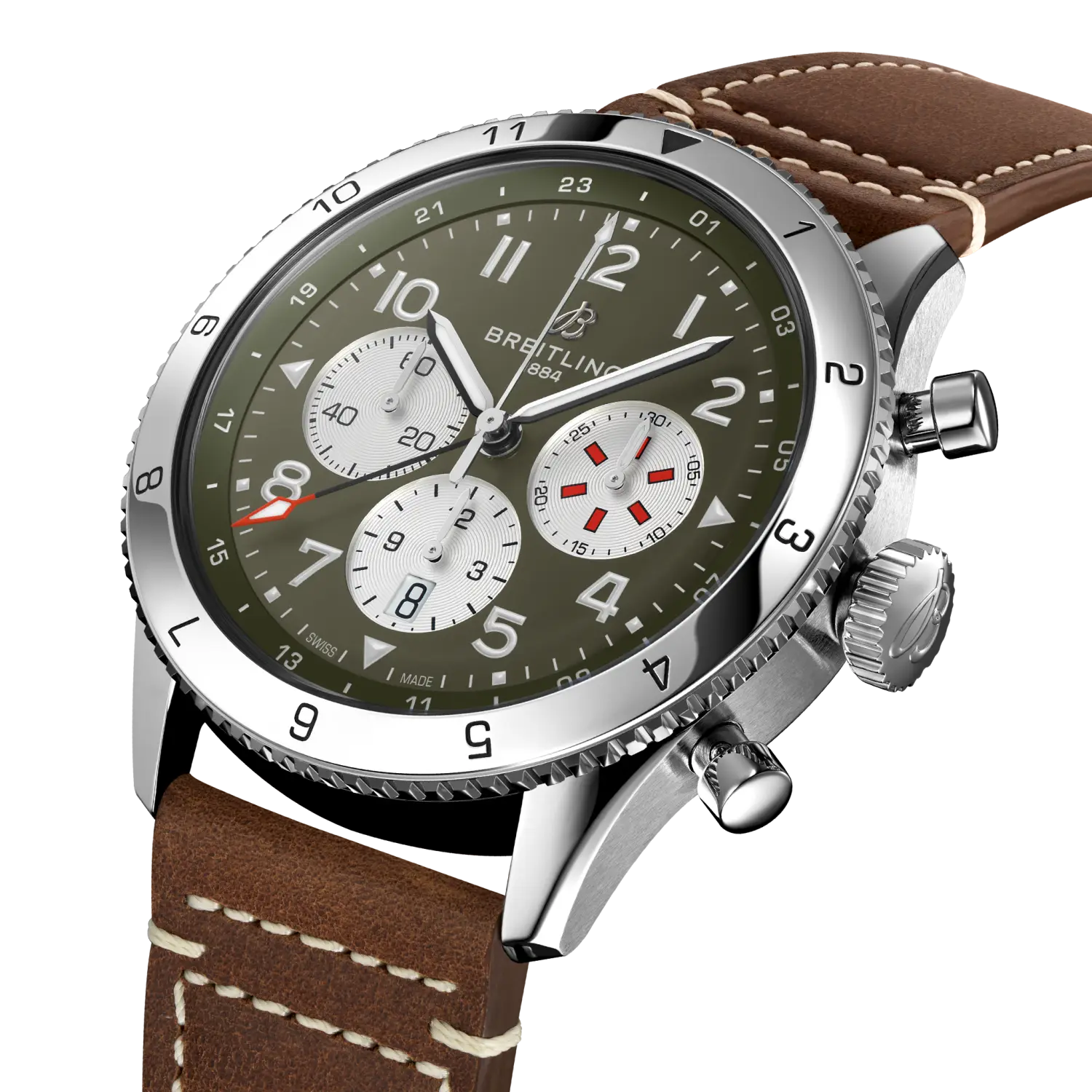 Breitling Super AVI B04 Chronograph GMT 46 Curtiss Warhawk AB04452A1L1X1