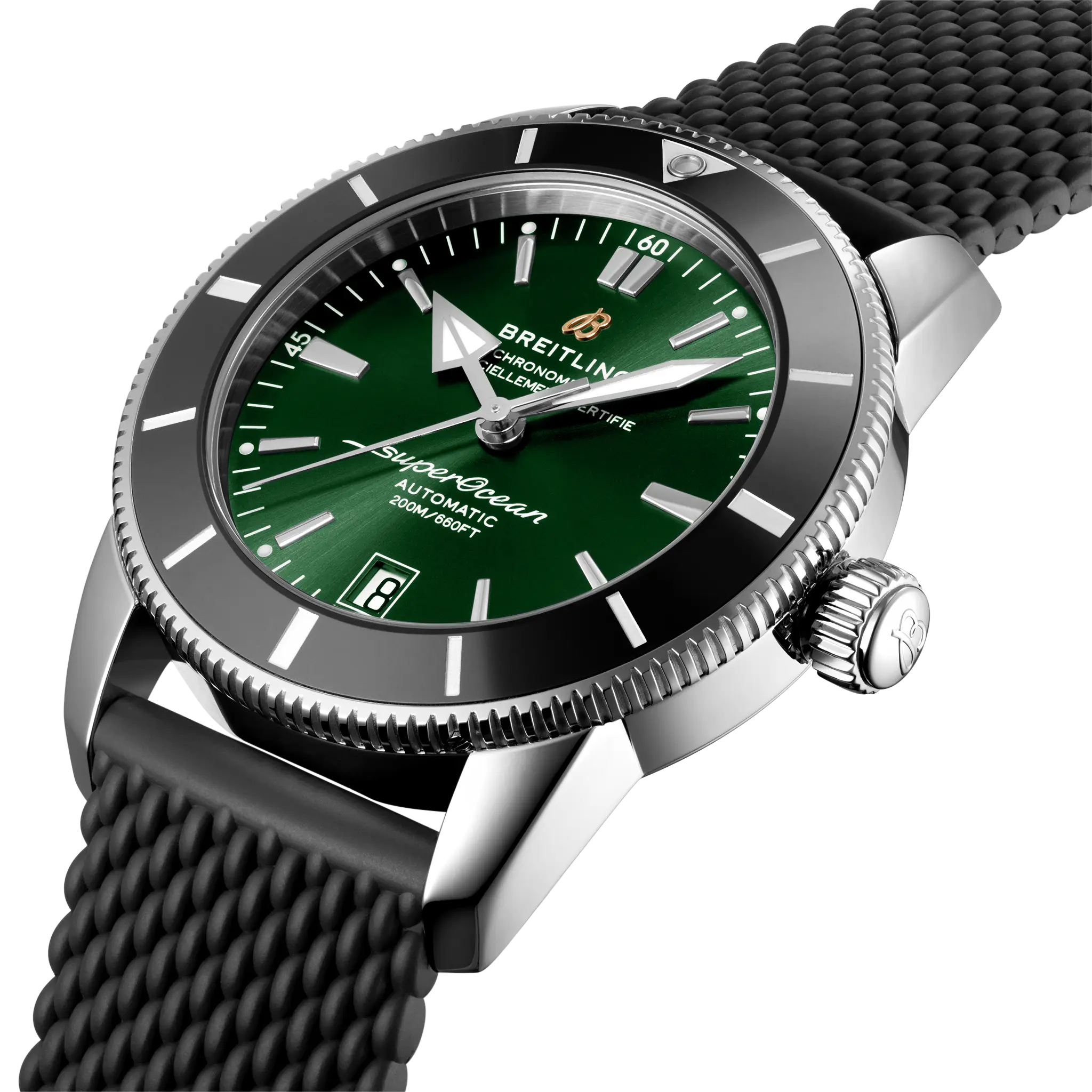 Breitling Superocean Heritage B20 Automatic 42, Stainless steel · 42 mm · Green AB2010121L1S1