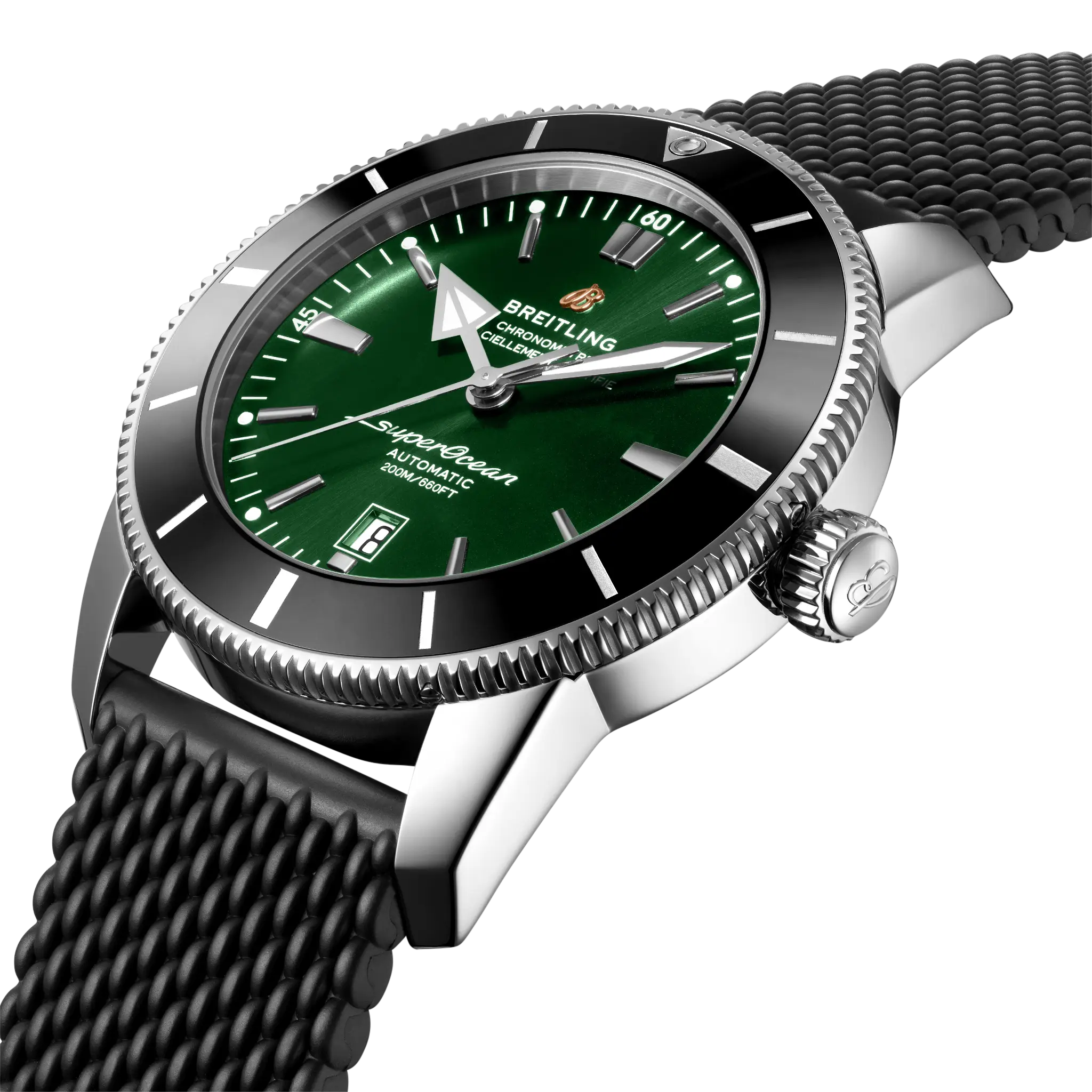 Breitling Superocean Heritage B20 Automatic 46, Stainless steel · 46 mm · Green AB2020121L1S1