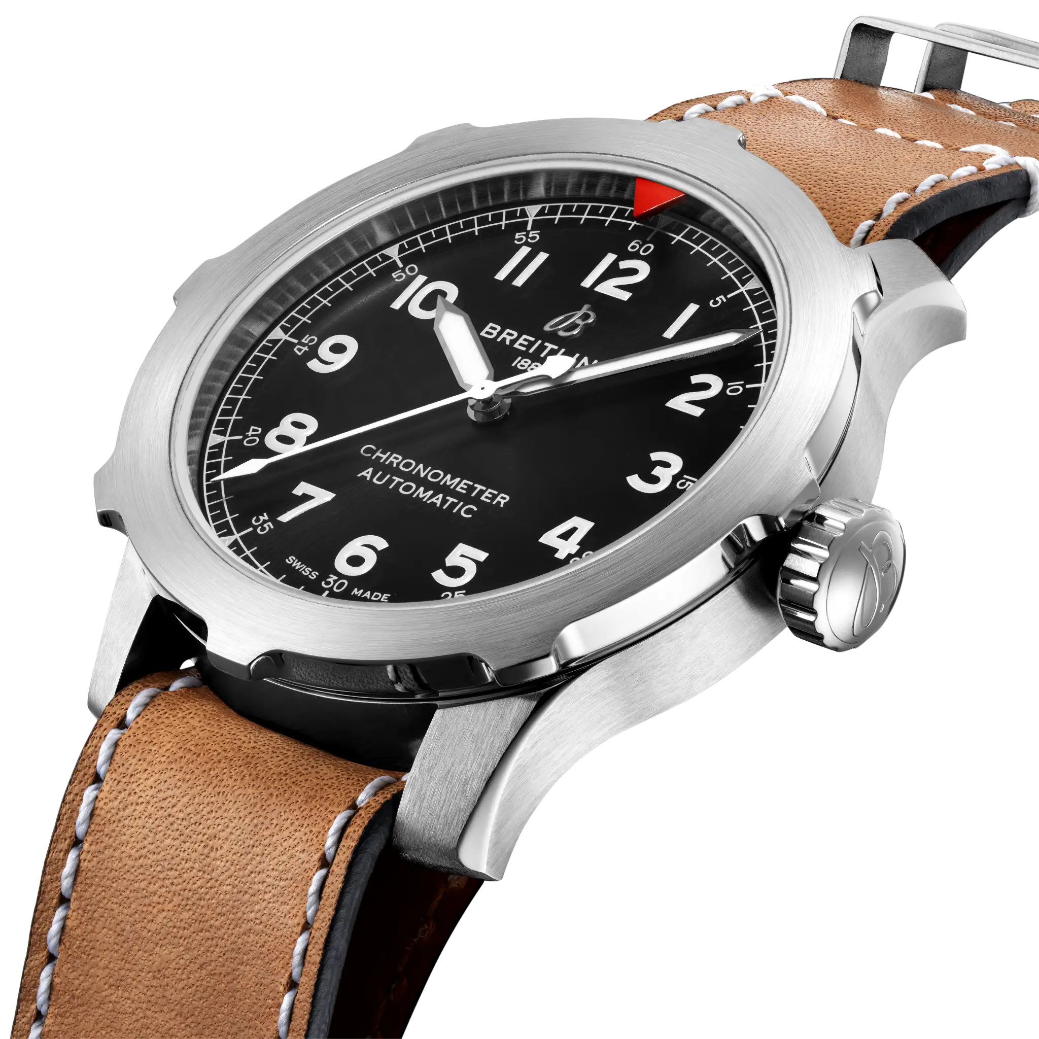 Breitling Aviator SUPER 8 B20 Automatic 46, Stainless steel · 46 mm · Black AB2040101B1X1