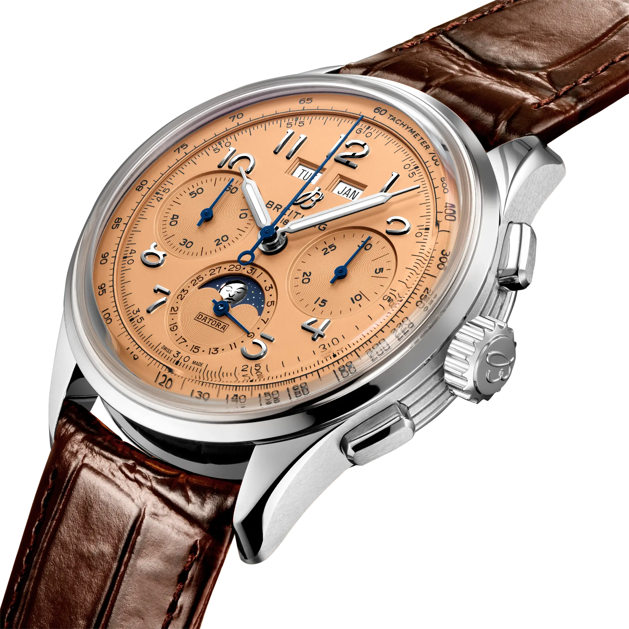 Breitling Premier B25 Datora 42, Stainless steel · 42 mm · Copper AB2510201K1P1