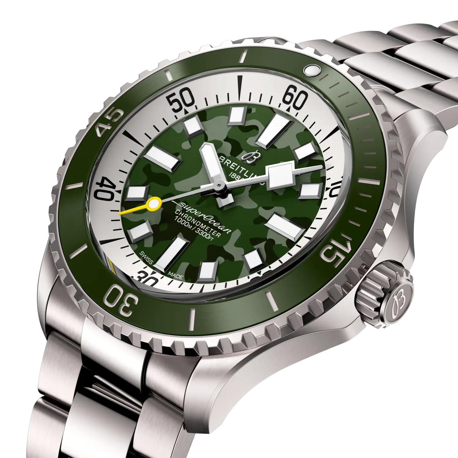 Breitling Superocean Automatic 46 Super Diver, Titanium · 46 mm · Green E10379D31L1E1
