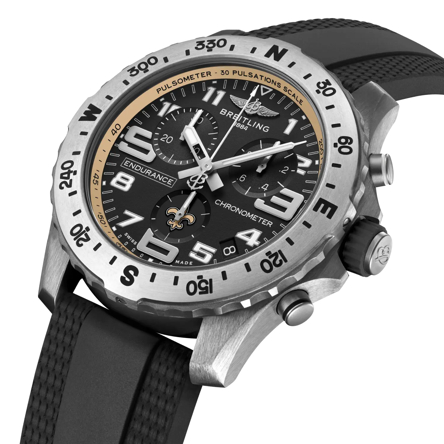Breitling Endurance Pro 44 NFL New Orleans Saints Edition E823106A1BWS1