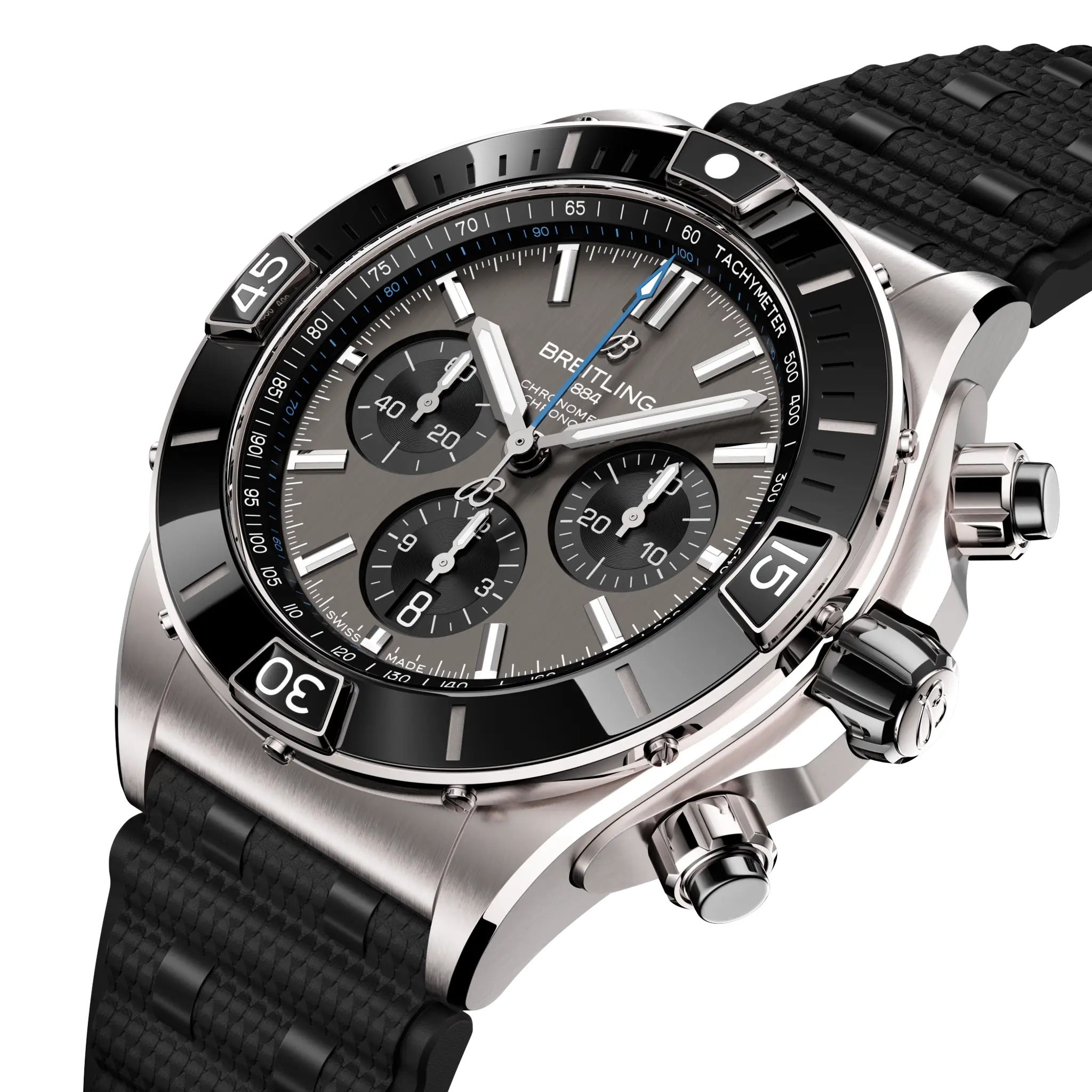 Breitling Super Chronomat B01 44, Titanium · 44 mm · Anthracite EB0136251M1S1