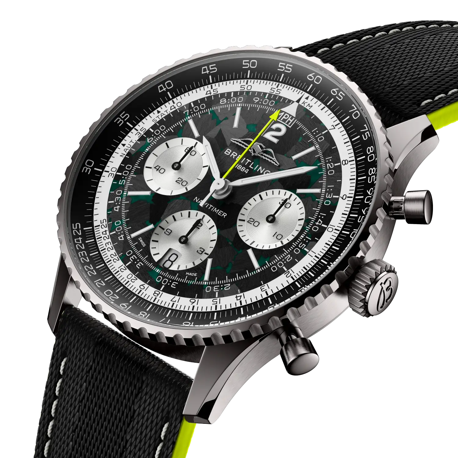 Breitling Navitimer B01 Chronograph 43 Aston Martin Aramco Formula ONE™ team EB01381A1B1X1