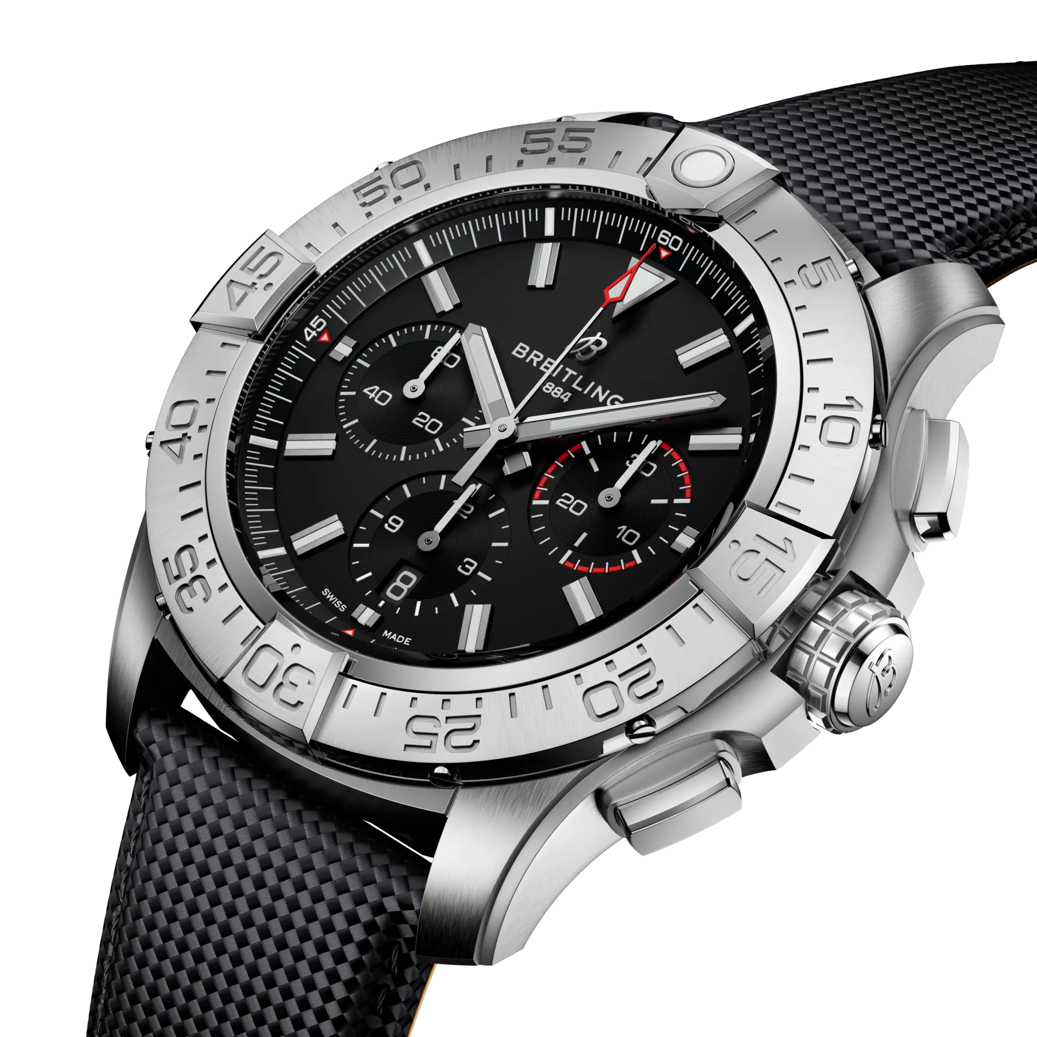 Breitling Super Avenger B01 Chronograph 46, Titanium · 46 mm · Black EB0148101B1X1