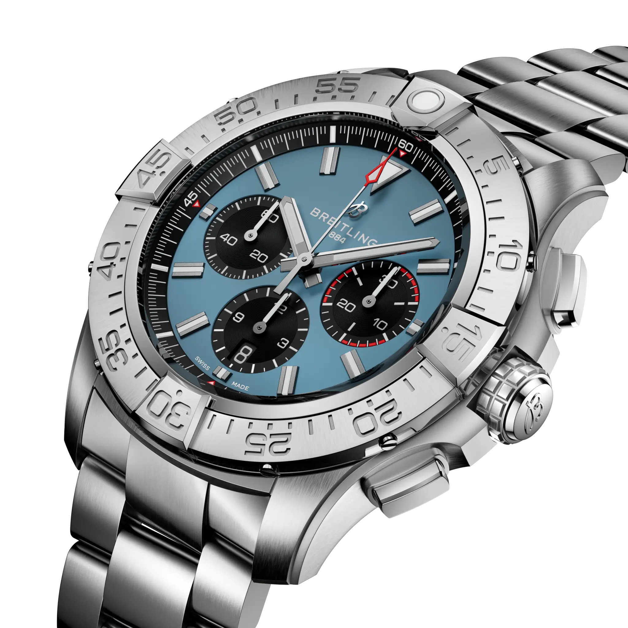 Breitling Super Avenger B01 Chronograph 46, Titanium · 46 mm · Blue EB0148101C1E1