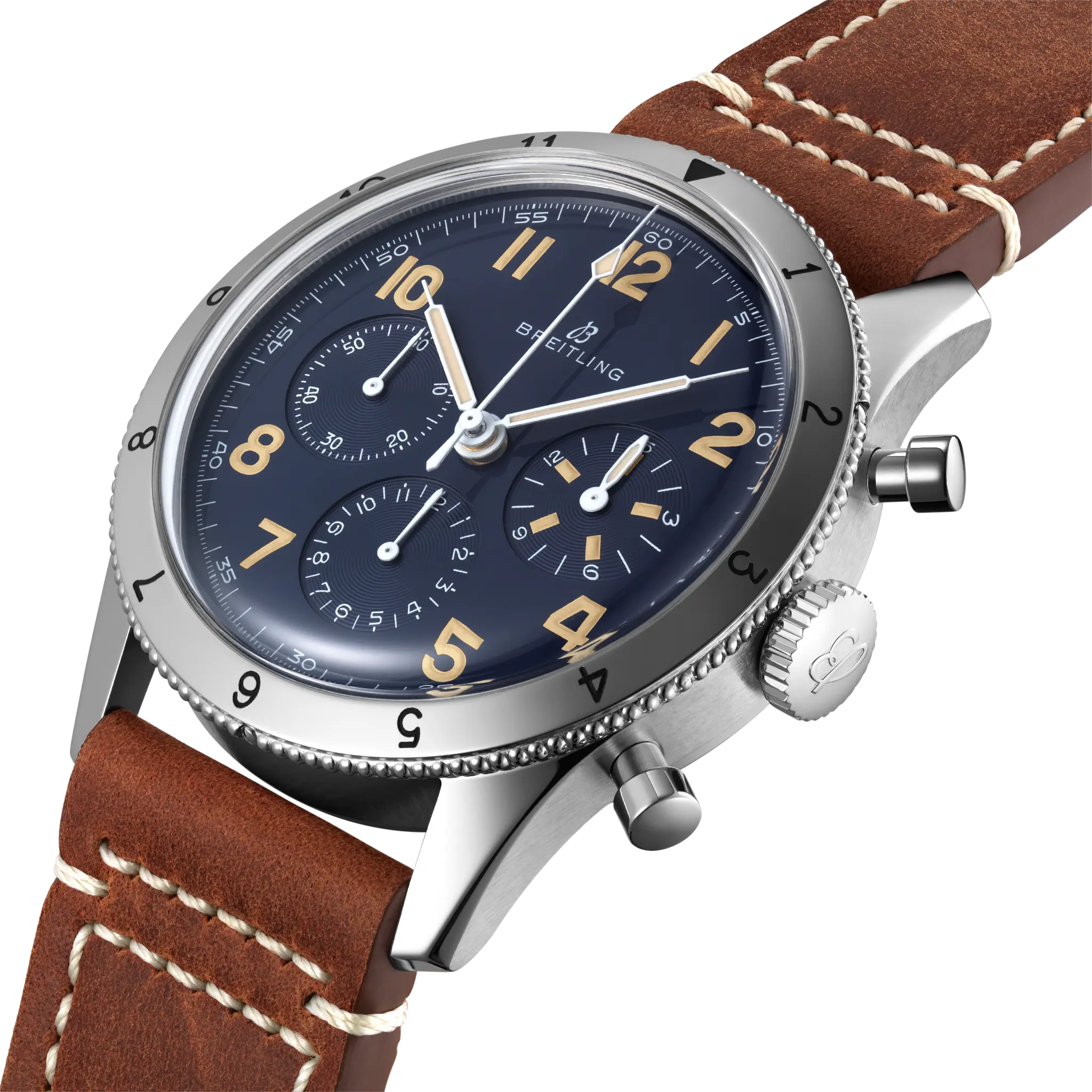 Breitling AVI 1953 Edition, Platinum · 41 mm · Blue LB0920131C1X1