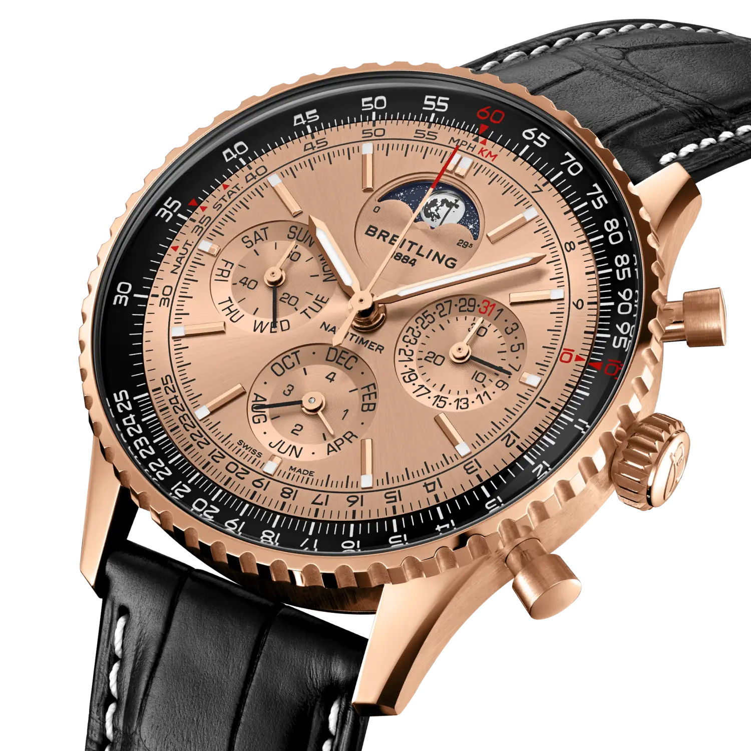 Breitling Navitimer B19 Chronograph 43 Perpetual Calendar 140th Anniversary RB19101A1H1P1