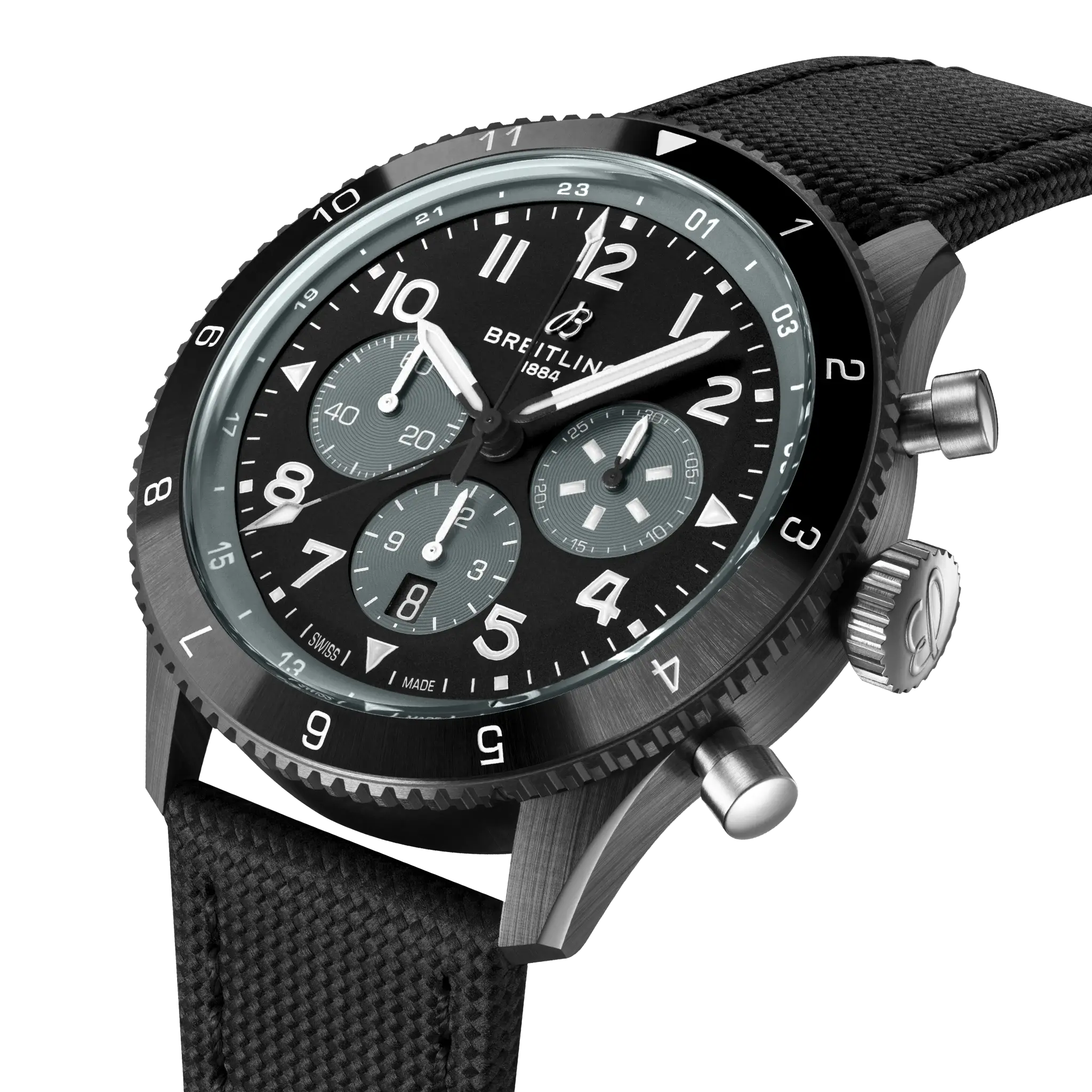 Breitling Super AVI B04 Chronograph GMT 46 Mosquito Night Fighter SB04451A1B1X1