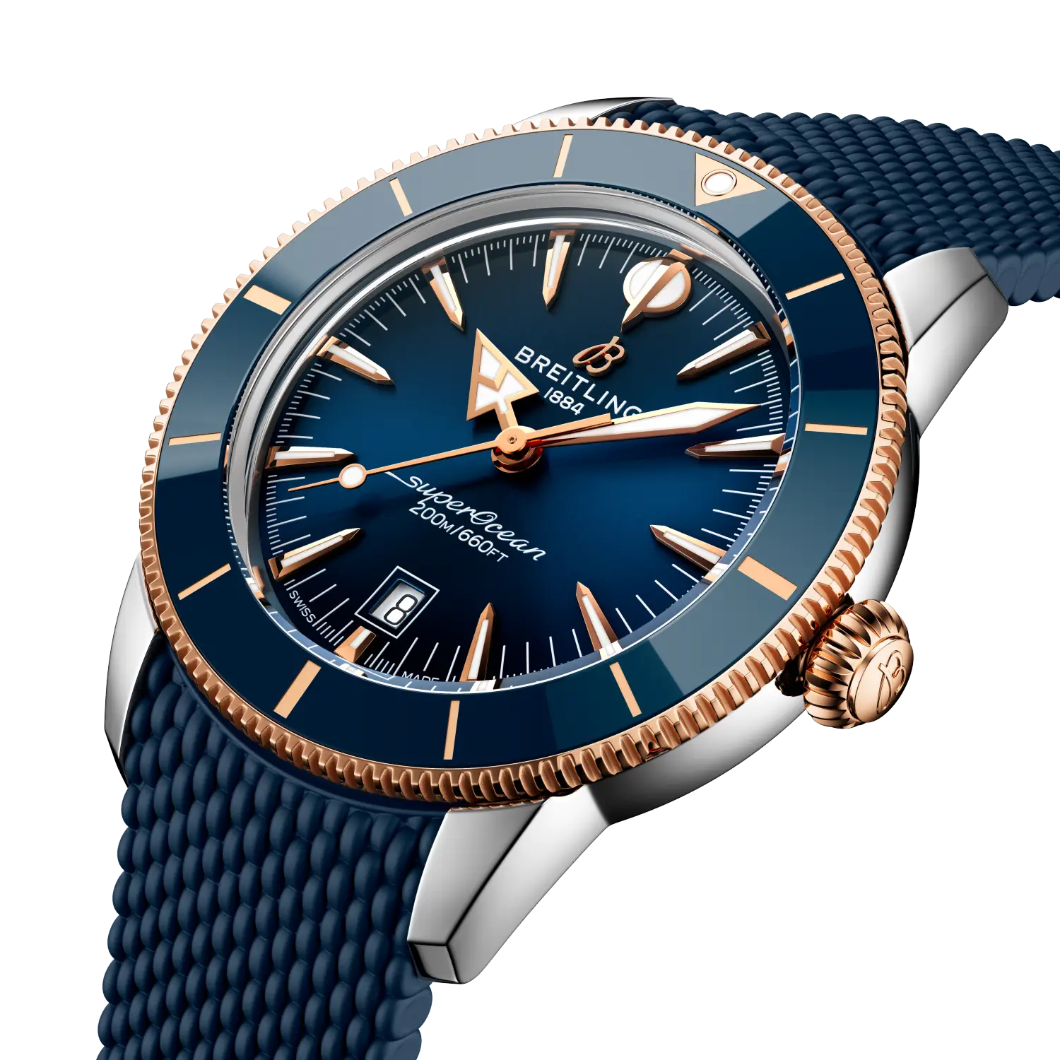 Breitling Superocean Heritage B31 Automatic 44, Stainless steel & 18k red gold · 44 mm · Blue UB3112161C1S1