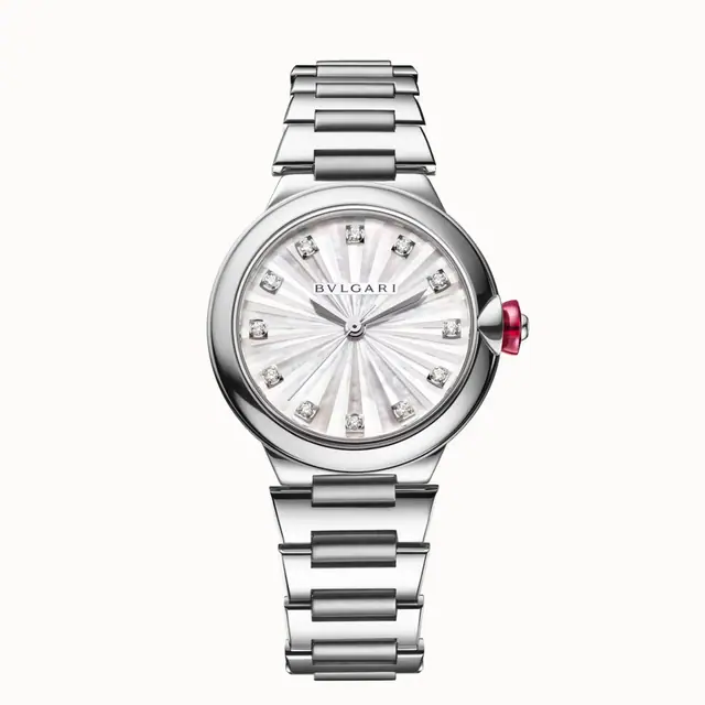 Bulgari Lvcea Watch Steel White with Diamonds, Lvcea 103727