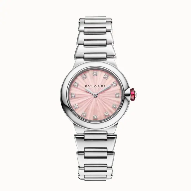 Bulgari Lvcea Watch Steel with Diamonds 104107