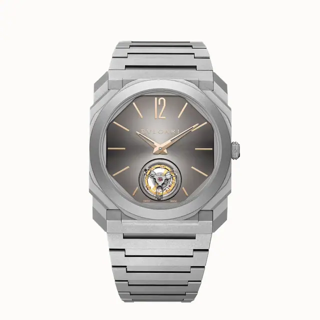 Bulgari Octo Finissimo Watch Titanium Grey, Octo Finissimo 104248