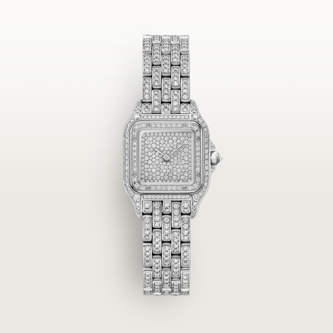 Panthère de Cartier, Small model, quartz movement, white gold, diamonds HPI01801