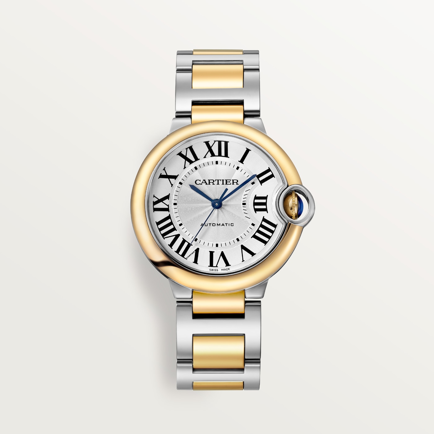 Ballon Bleu de Cartier, 36 mm, automatic mechanical movement, yellow gold, steel W2BB0038