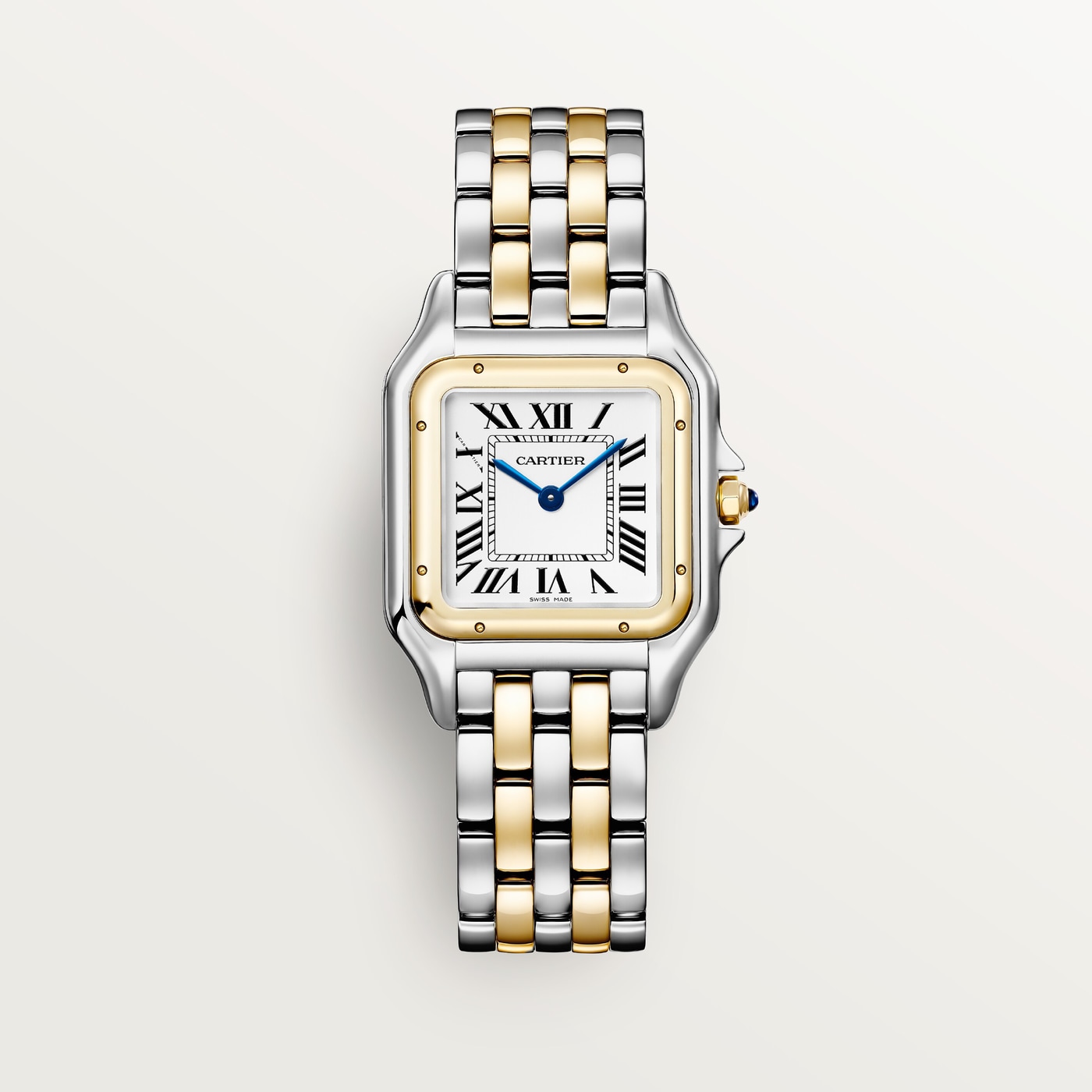 Panthère de Cartier, Medium model, quartz movement, yellow gold, steel W2PN0019