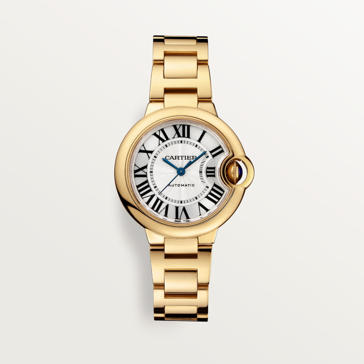 Ballon Bleu de Cartier, 33 mm, mechanical movement with automatic winding, yellow gold WGBB0045
