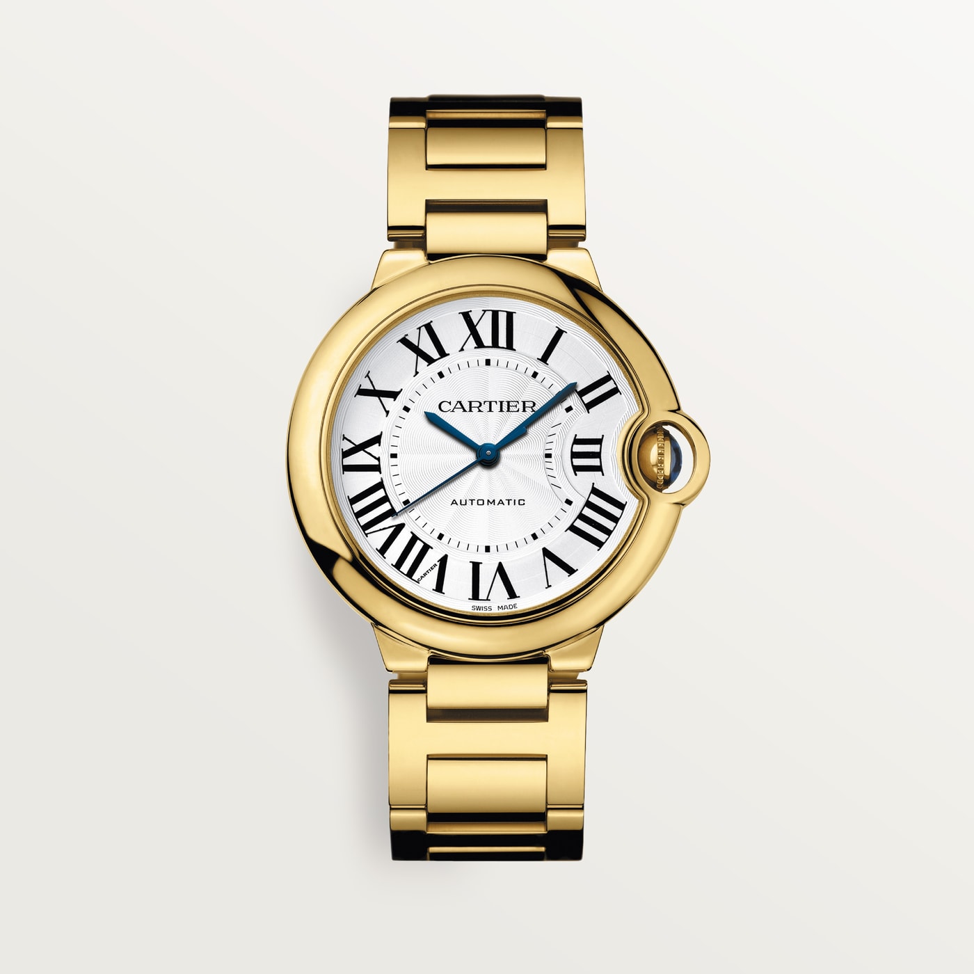 Ballon Bleu de Cartier, 36 mm, mechanical movement with automatic winding, yellow gold WGBB0046