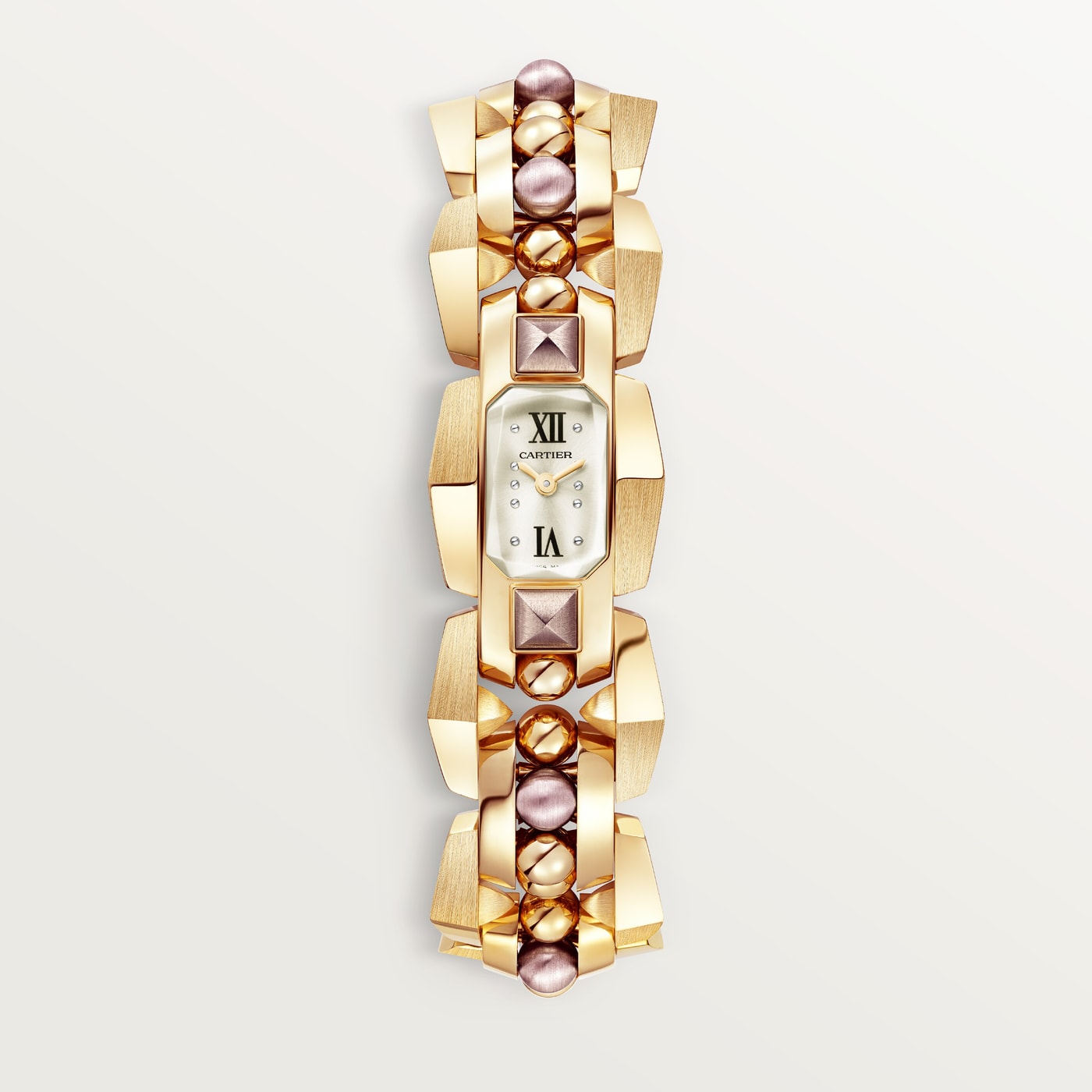 Cartier Clash [Un]limited, Small model, quartz movement, yellow and purple gold WGMB0002