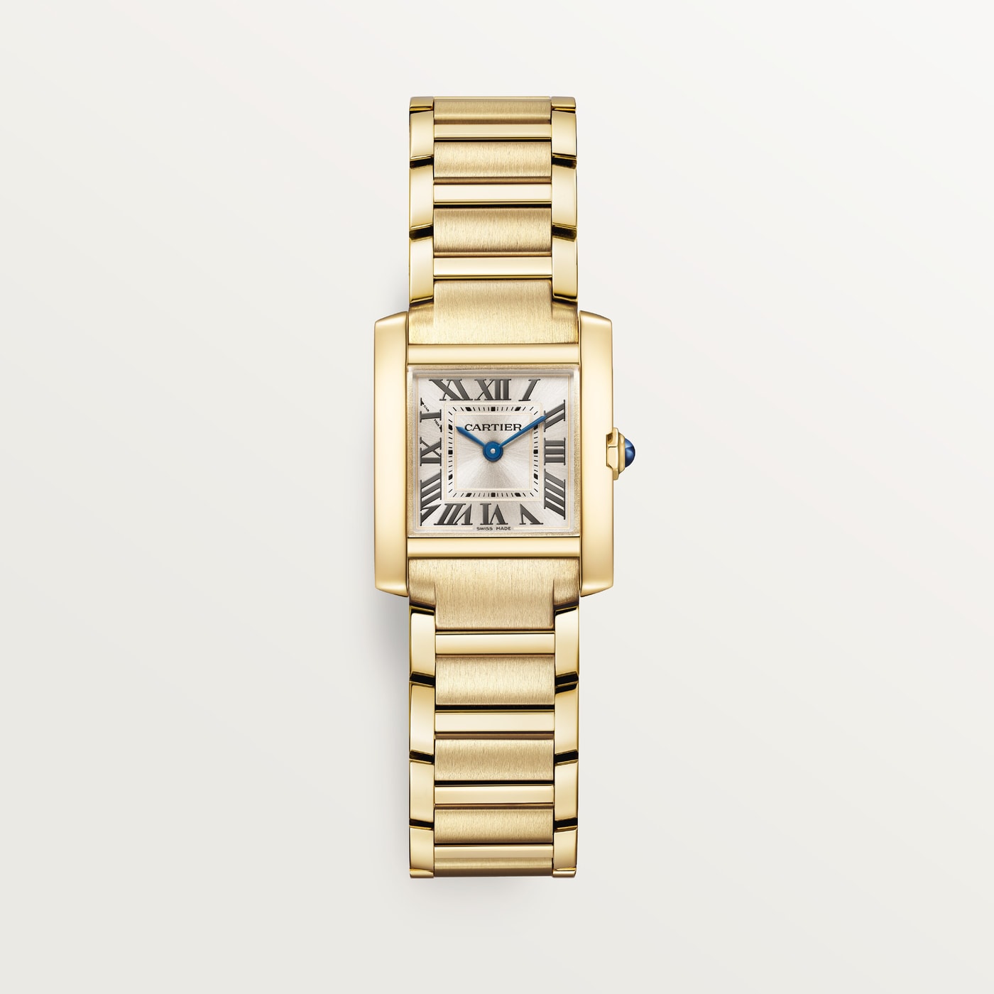 Cartier Tank Française, Small model, quartz movement, yellow gold WGTA0344