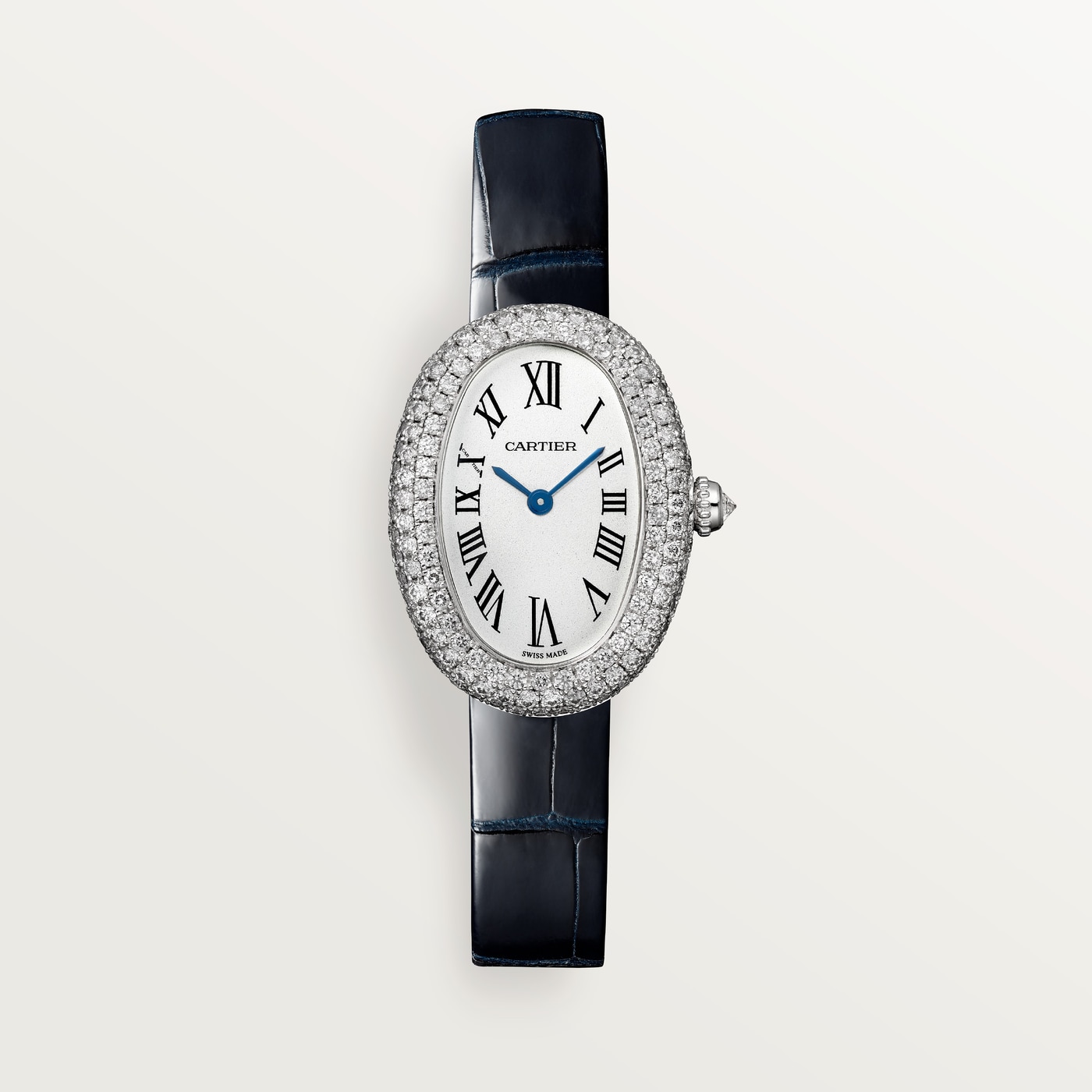 Cartier Baignoire, Small model, quartz movement, white gold WJBA0049