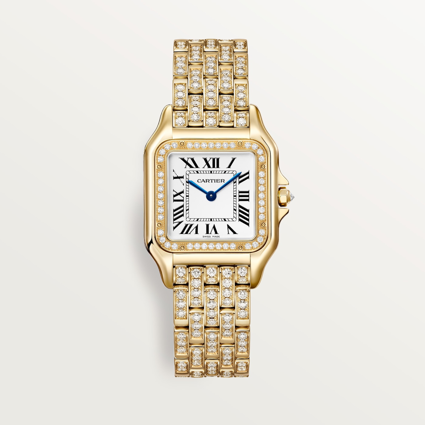 Panthère de Cartier, Medium model, quartz movement, yellow gold, diamonds WJPN0060