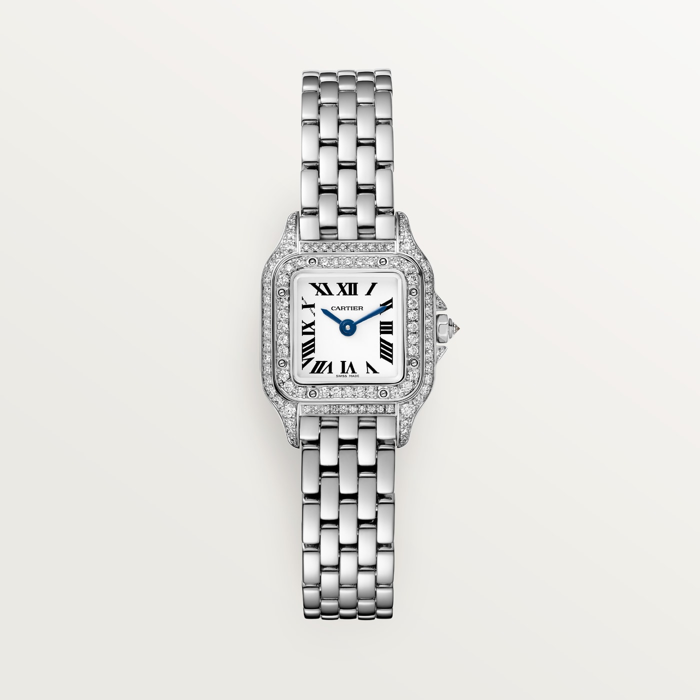 Panthère de Cartier, Mini model, quartz movement, white gold WJPN0070