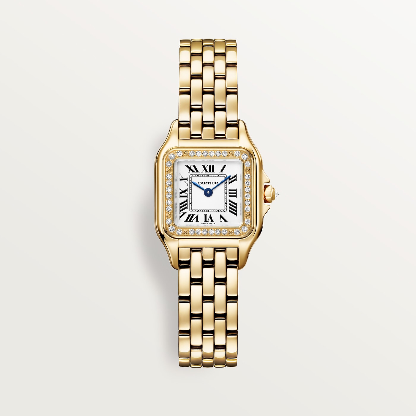 Panthère de Cartier, small model, Small model, quartz movement, yellow gold, diamonds WJPN0086