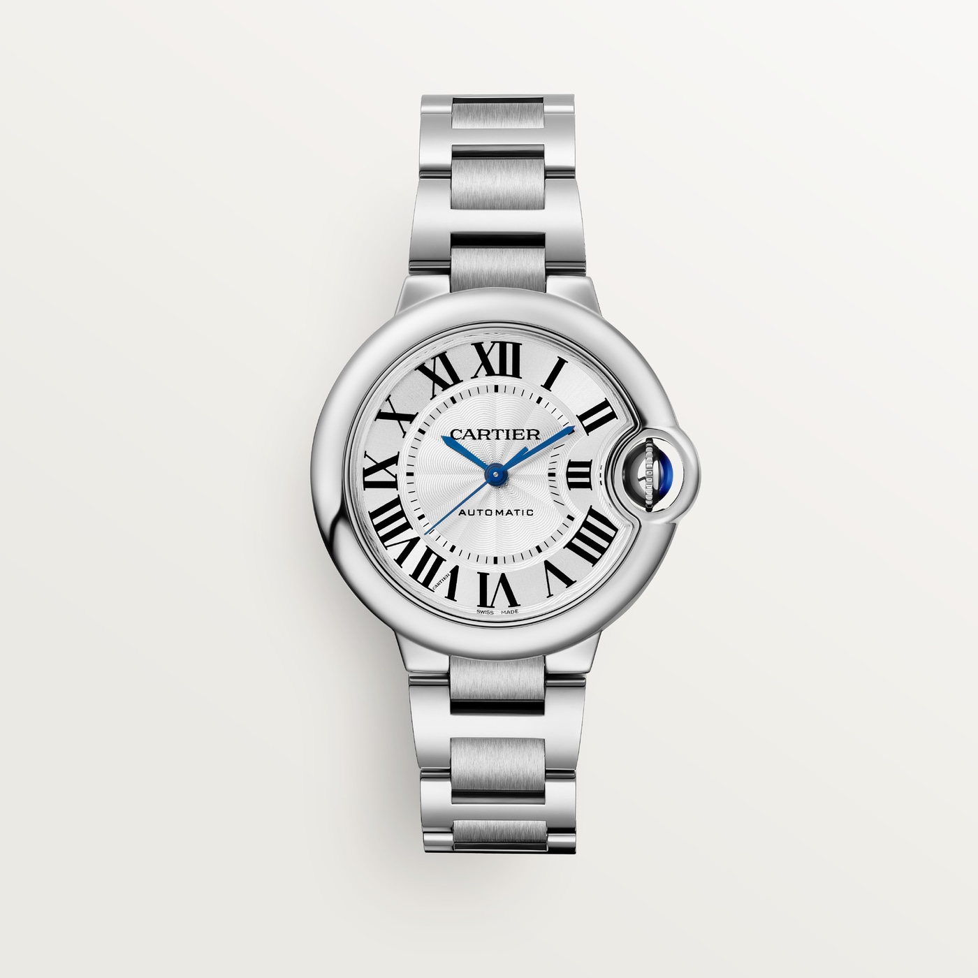 Ballon Bleu de Cartier, 33 mm, mechanical movement with automatic winding, steel WSBB0044