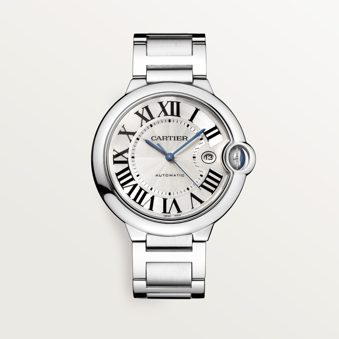 Ballon Bleu de Cartier, 42 mm, mechanical movement with automatic winding, steel WSBB0049