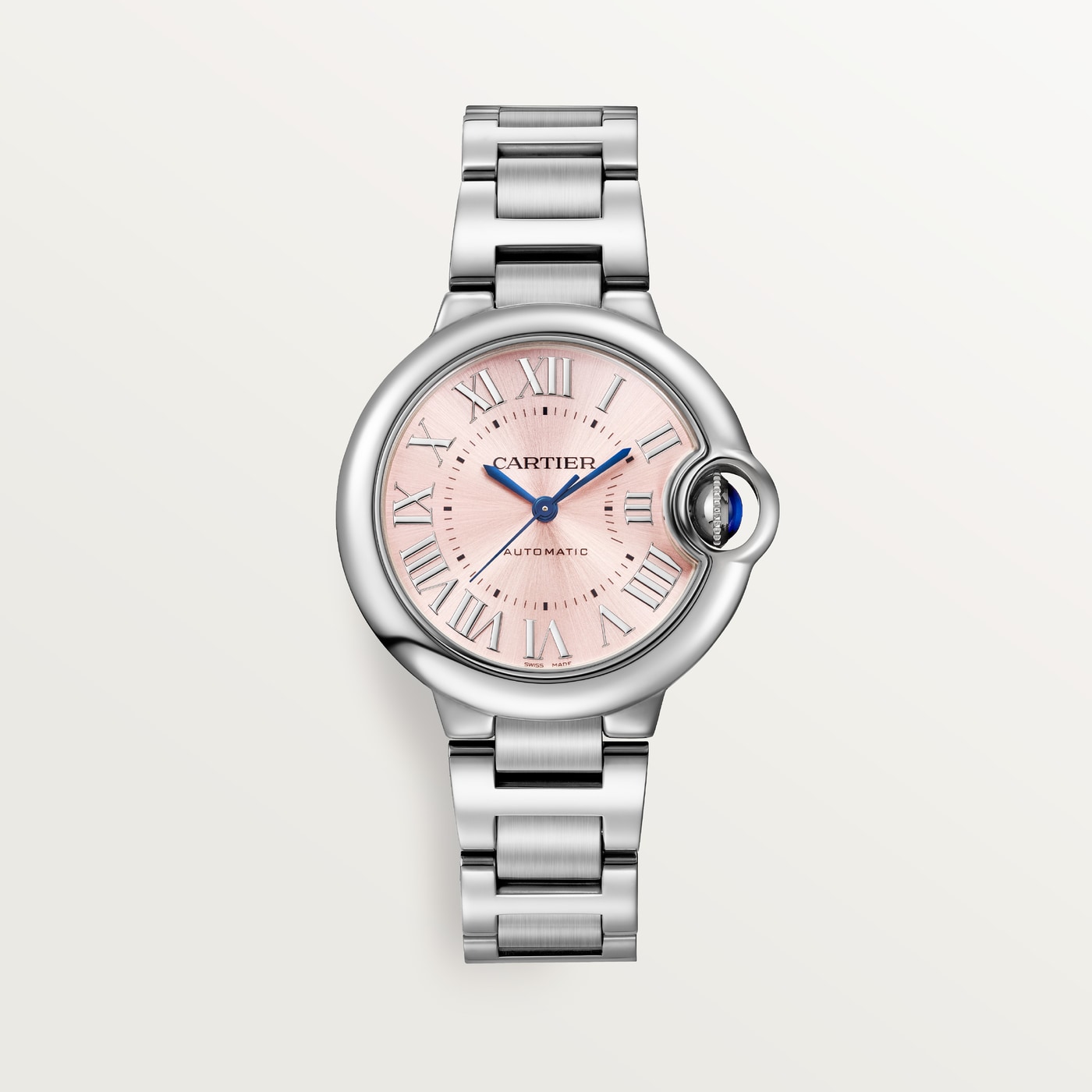 Ballon Bleu de Cartier, 33 mm, automatic mechanical movement, steel WSBB0068