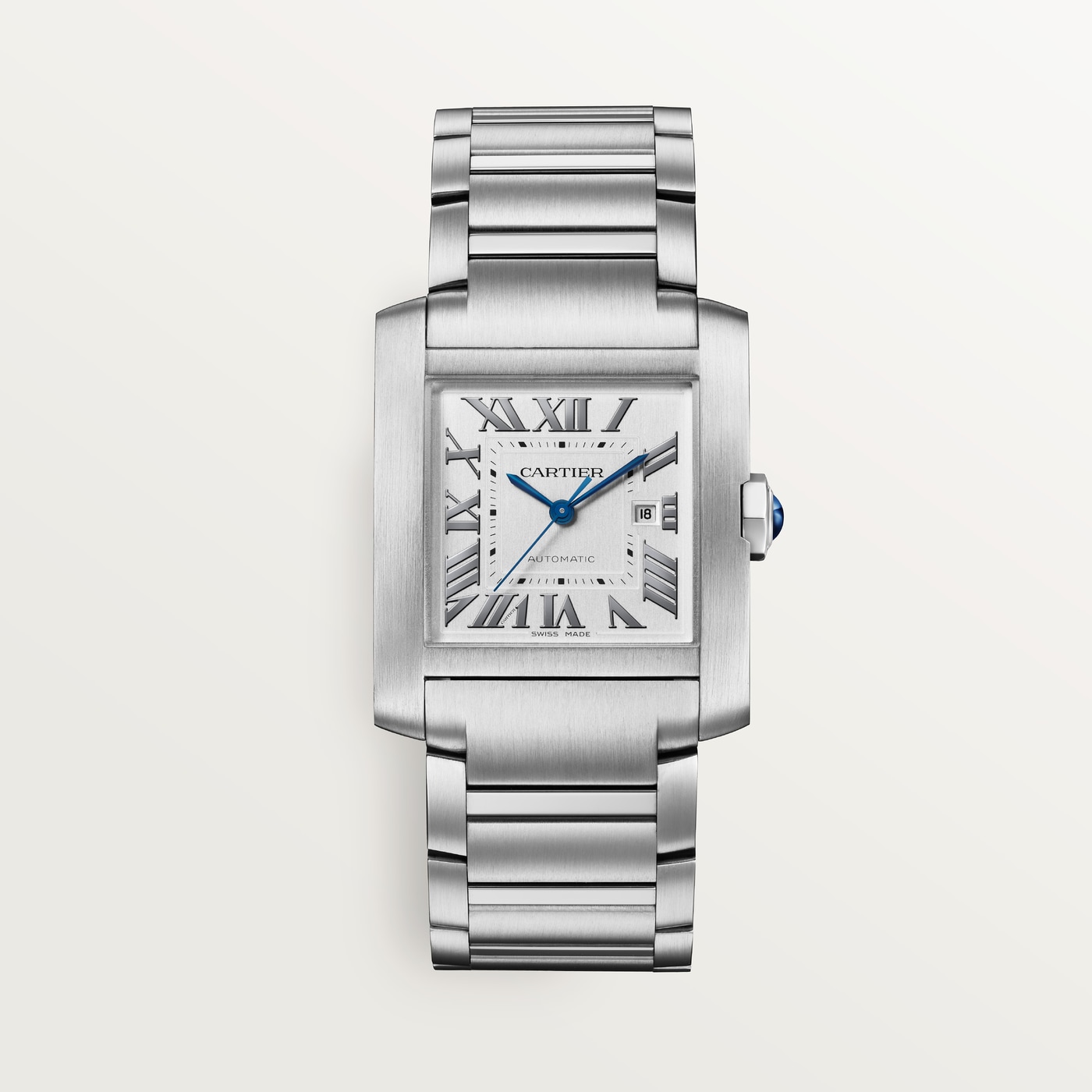 Cartier Tank Française, Large model, automatic mechanical movement, steel WSTA0067