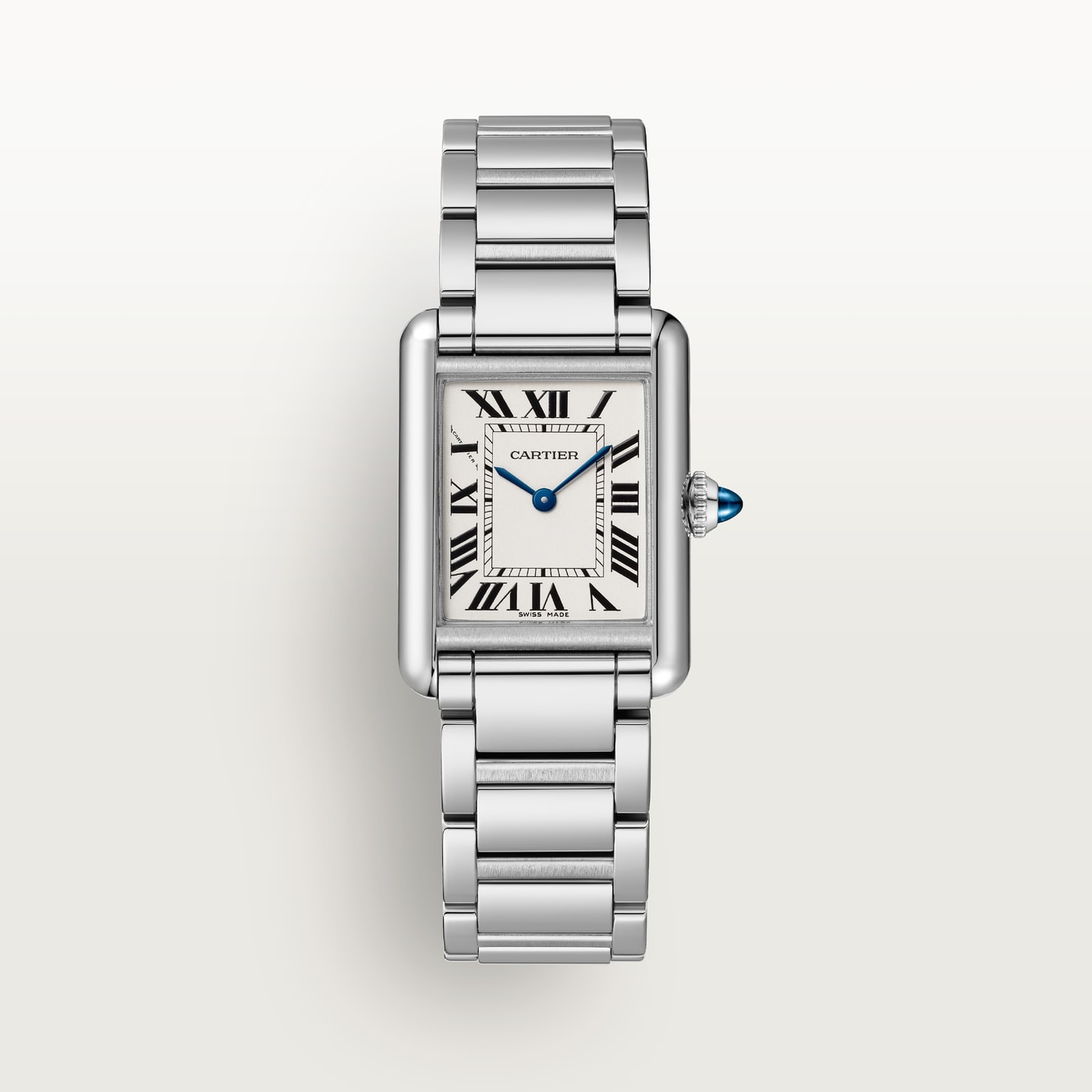 Tank Must de Cartier, Small model, quartz movement, steel WSTA0107