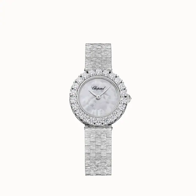 Chopard L'Heure du Diamant Round, 26 mm, manual, ethical white gold, diamonds 10A178-1301