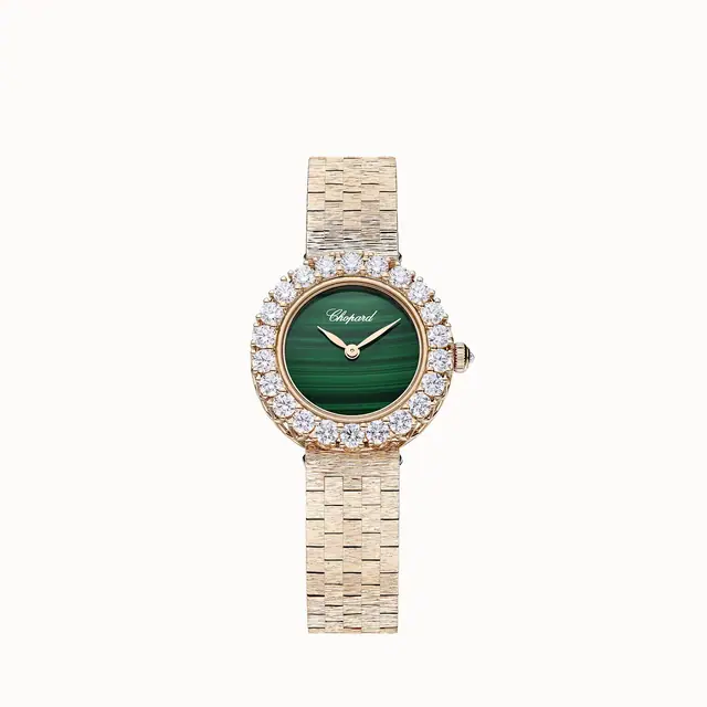 Chopard L'heure du Diamant Round, 26 mm, manual-wound, ethical rose gold, diamonds 10A178-5311