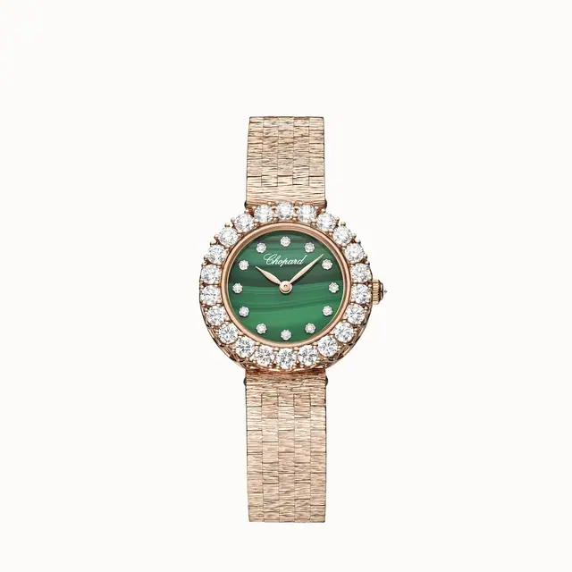 Chopard L'Heure du Diamant Round, 26 mm, manual-wound, ethical rose gold, diamonds 10A178-5321