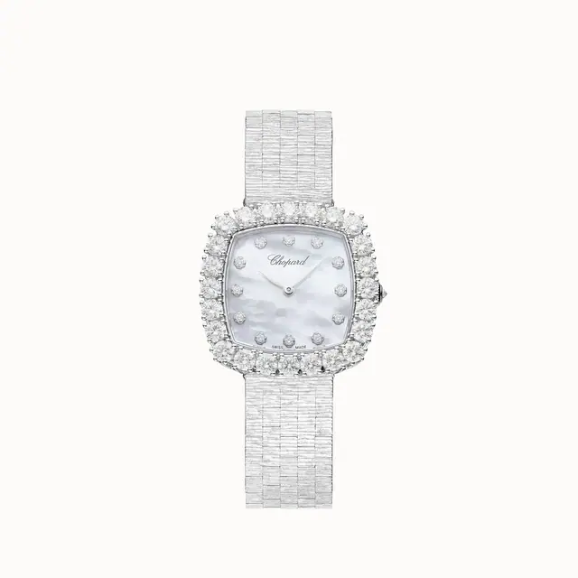 Chopard L'Heure du Diamant, 30 mm, automatic, ethical white gold, diamonds 10A386-1106