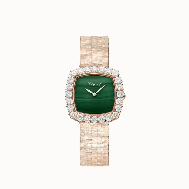Chopard L'Heure du Diamant, 30 mm, automatic, ethical rose gold, diamonds 10A386-5111