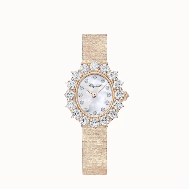 Chopard L'Heure du Diamant, 30 x 27 mm, manual, ethical rose gold, diamonds 10A393-5106