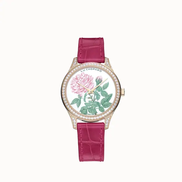 Chopard L.U.C XP Esprit de Fleurier, 35 mm, automatic, ethical rose gold, diamonds 131944-5006