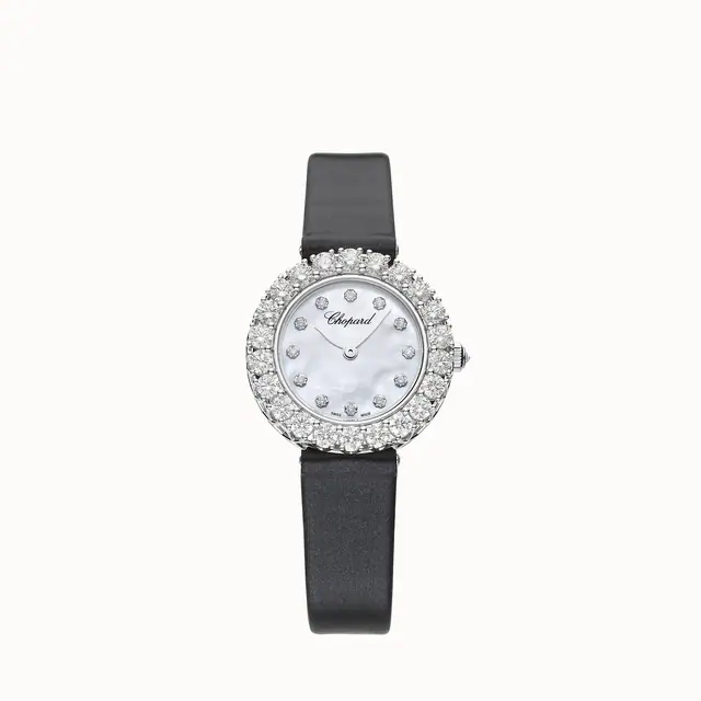 Chopard L'Heure du Diamant, 26 mm, manual, ethical white gold, diamonds 13A178-1106
