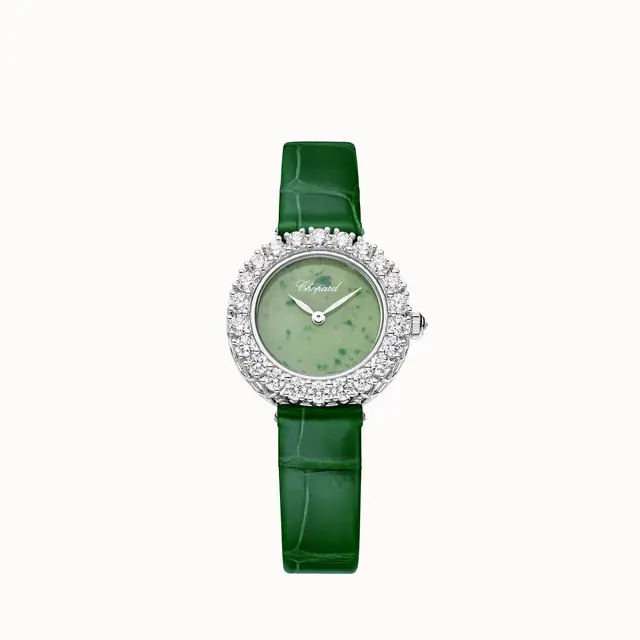 Chopard L'heure du Diamant Round, 26 mm, manual-wound, ethical white gold, diamonds 13A178-1310