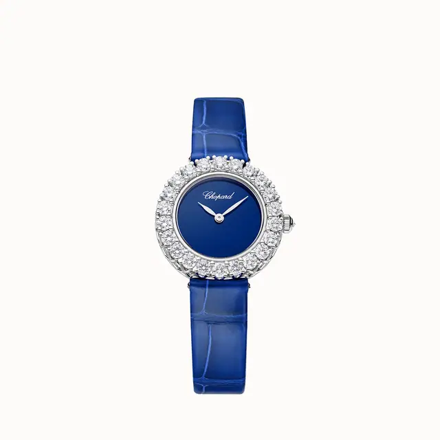 Chopard L'Heure du Diamant Round, 26 mm, manual-wound, ethical white gold, diamonds 13A178-1312