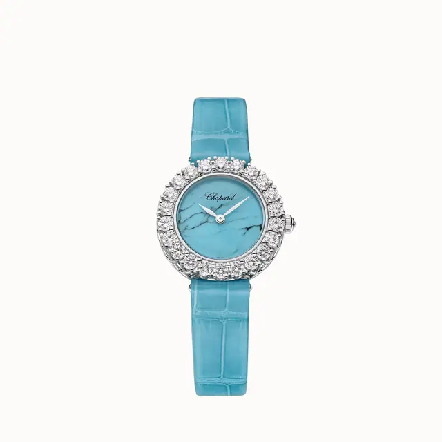 Chopard L'heure du Diamant Round, 26 mm, manual-wound, ethical white gold, diamonds 13A178-1315