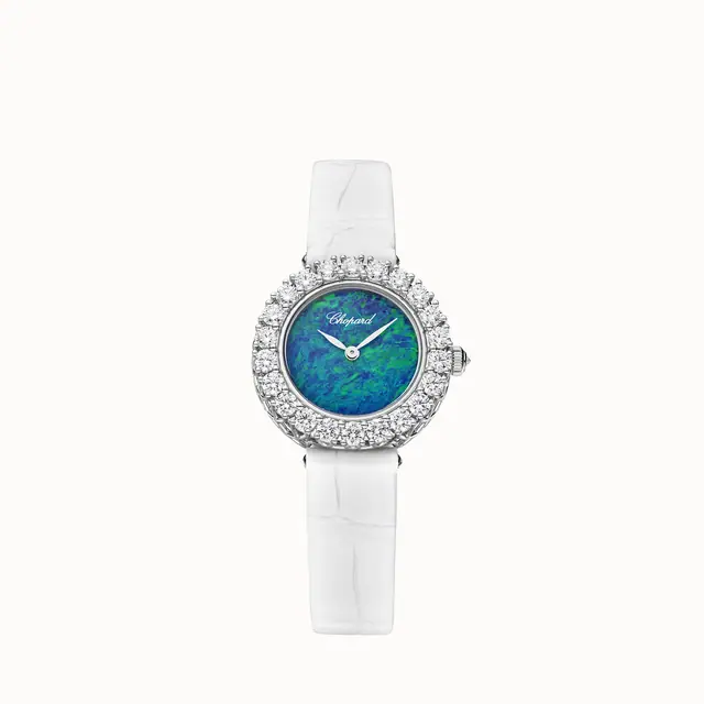 Chopard L'heure du Diamant Round, 26 mm, manual-wound, ethical white gold, diamonds 13A178-1316