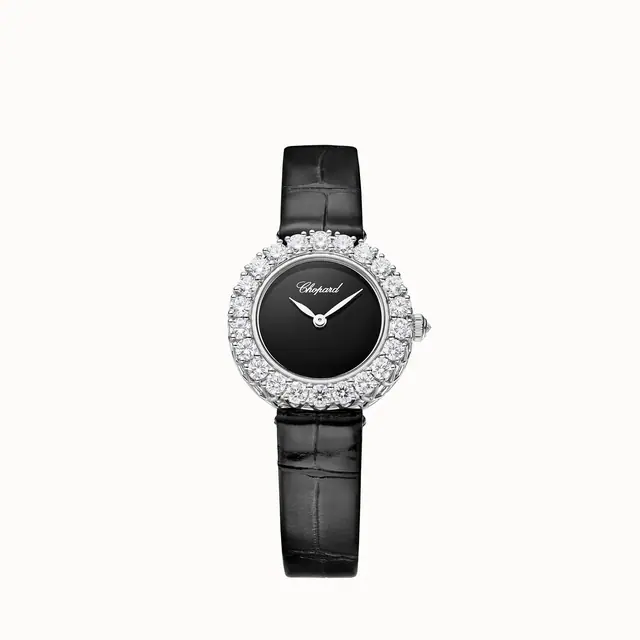 Chopard L'heure du Diamant Round, 26 mm, manual-wound, ethical white gold, diamonds 13A178-1318